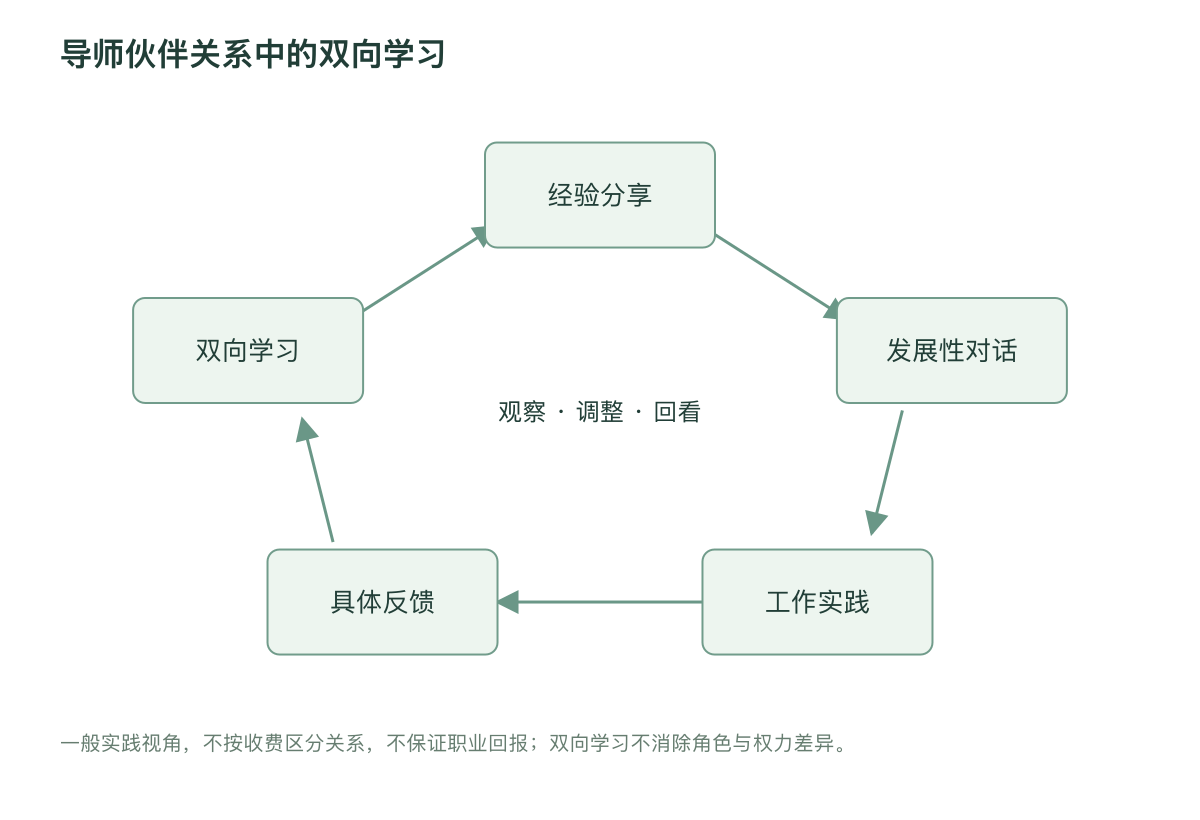 导师伙伴关系中的双向学习