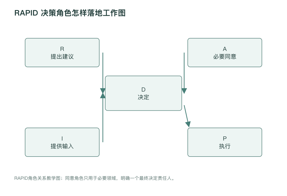 RAPID 决策角色怎样落地工作图