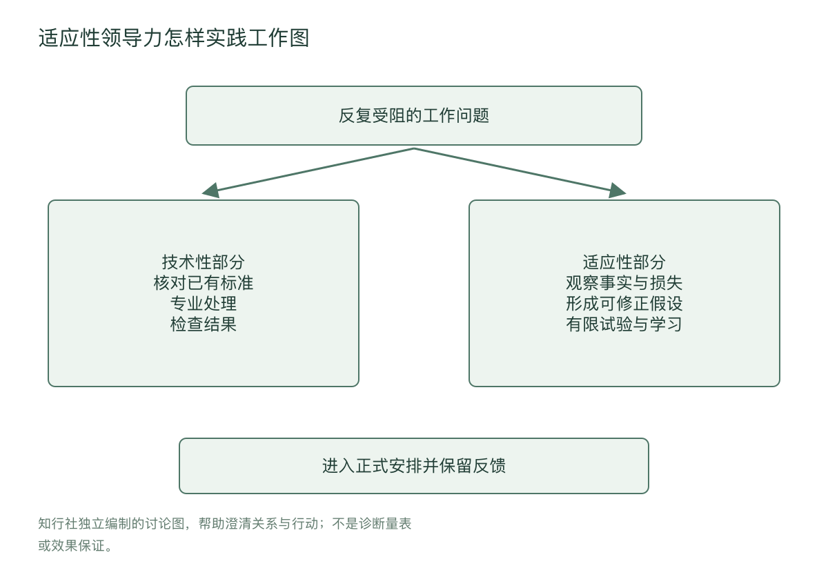 适应性领导力怎样实践工作图