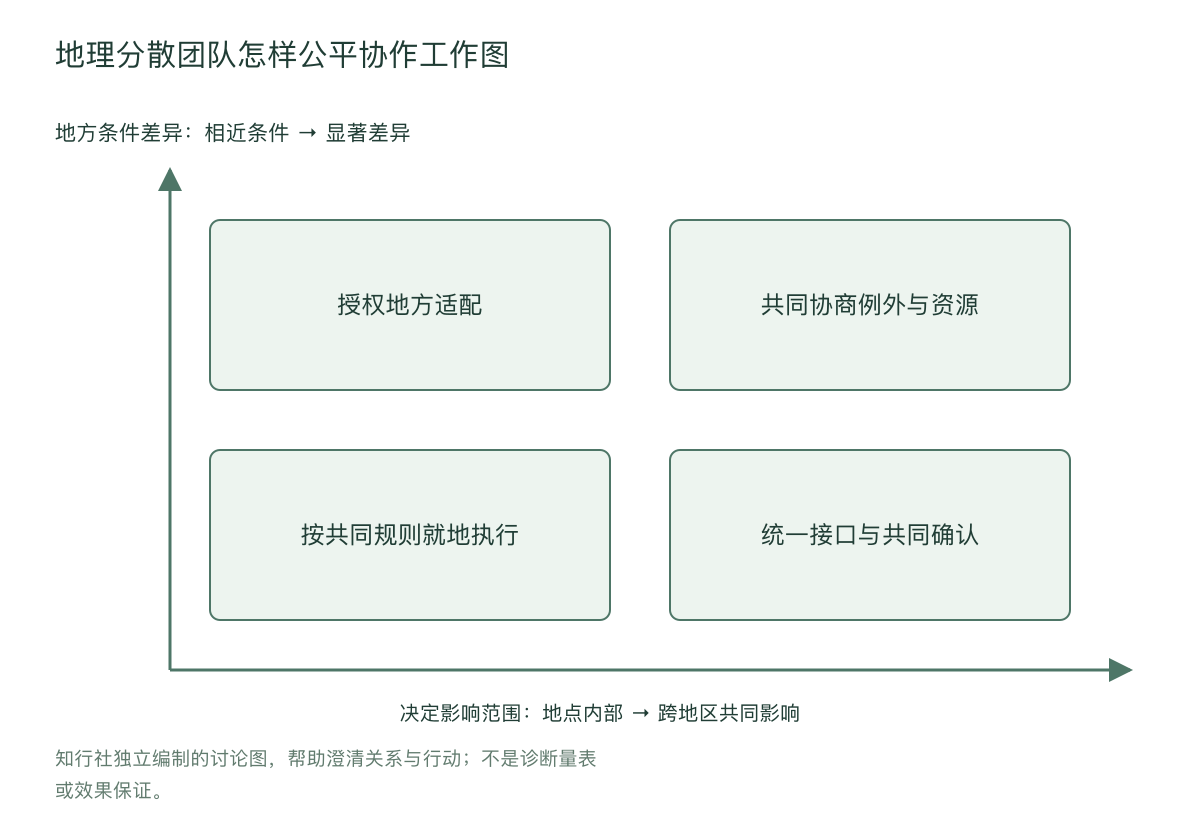 地理分散团队怎样公平协作工作图
