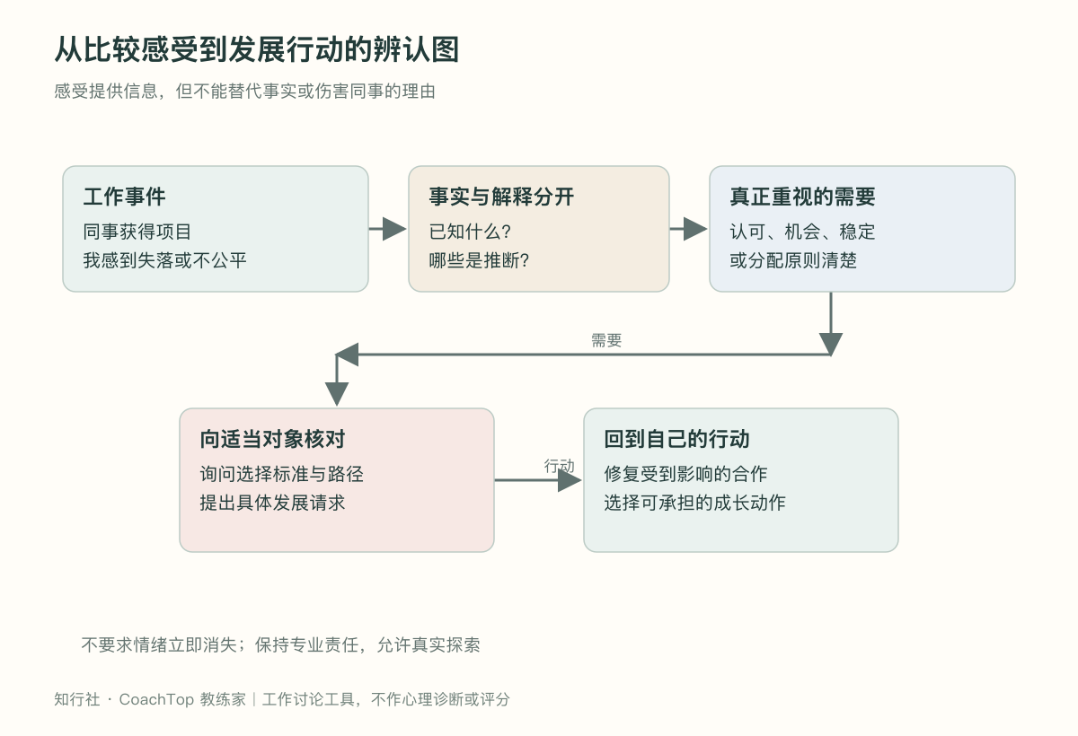 从比较感受到发展行动的辨认图
