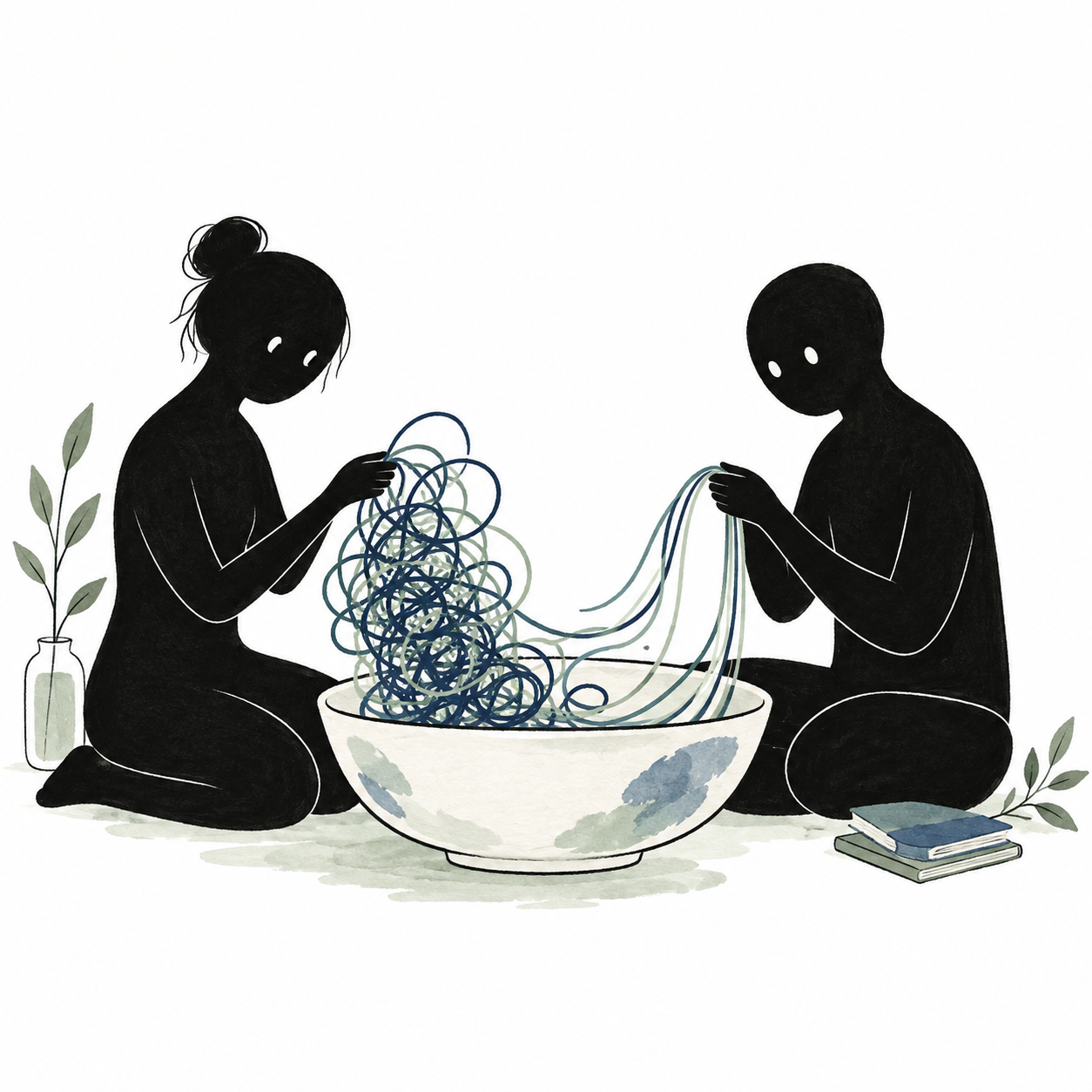 领导者的孤独，怎样进入教练对话 · 主题插画