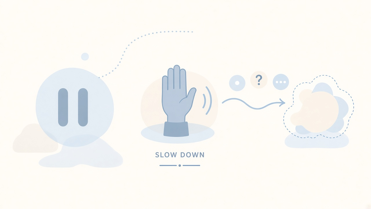 放慢：pause 与 slow down