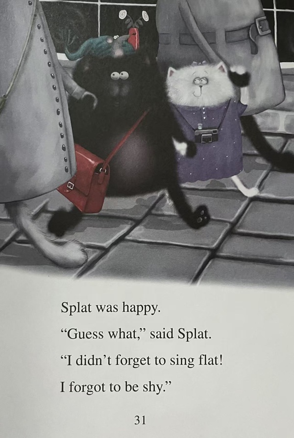 深度拆解英文绘本《Splat the Cat》，和孩子“一起长大”（原文插图）
