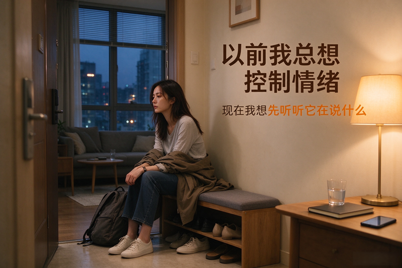 以前我总想控制情绪，现在我想先听听它在说什么（原文插图）