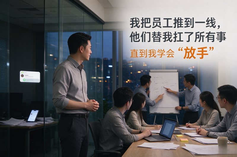 我把员工推到一线，他们替我扛了所有事——直到我学会"放手"【上篇 · 案例篇】（原文插图）