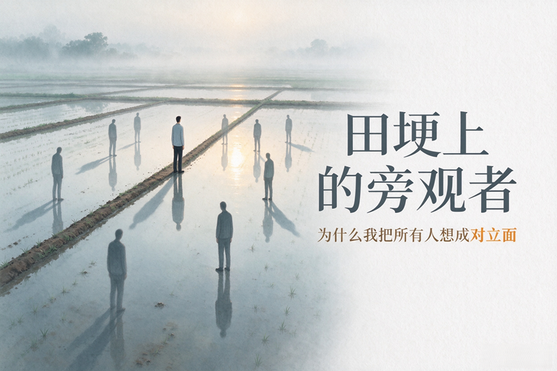 田埂上的旁观者——为什么我把所有人想成对立面（原文插图）