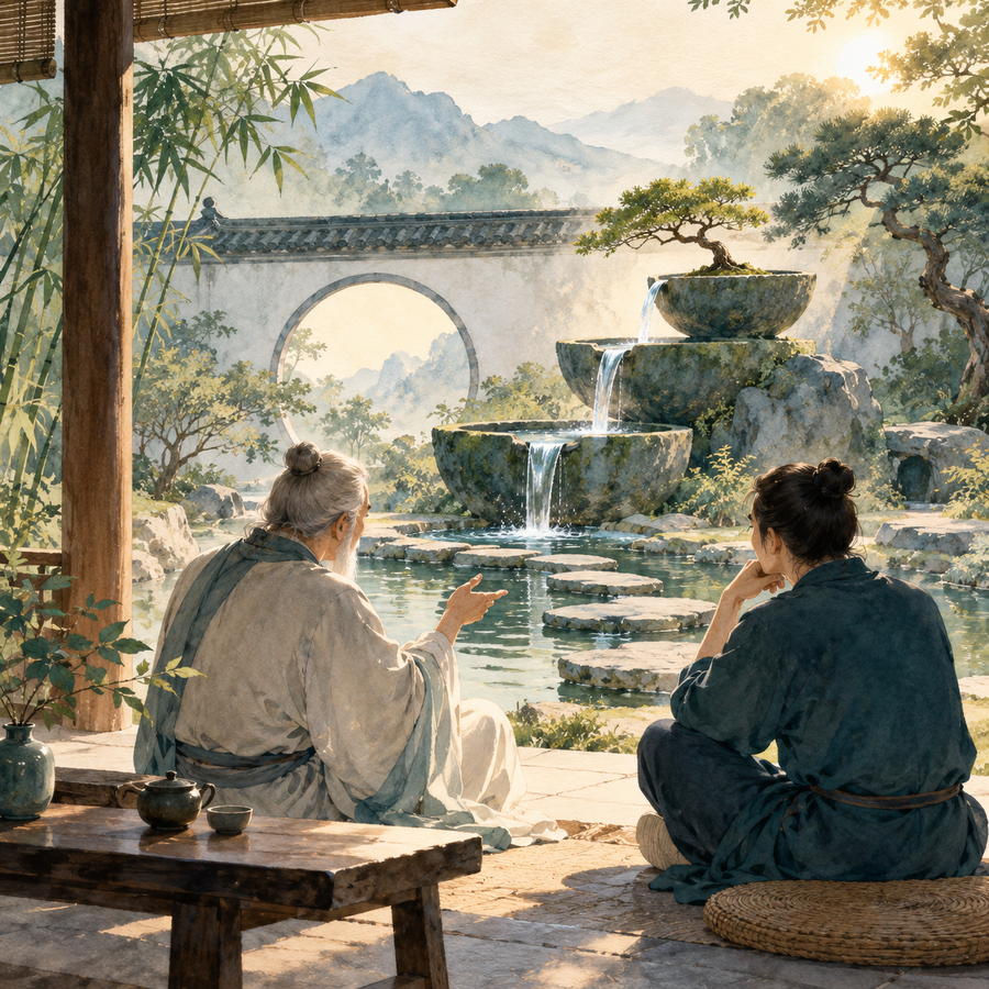 道家智慧与逻辑层次的融合——与大殷教练对话有感