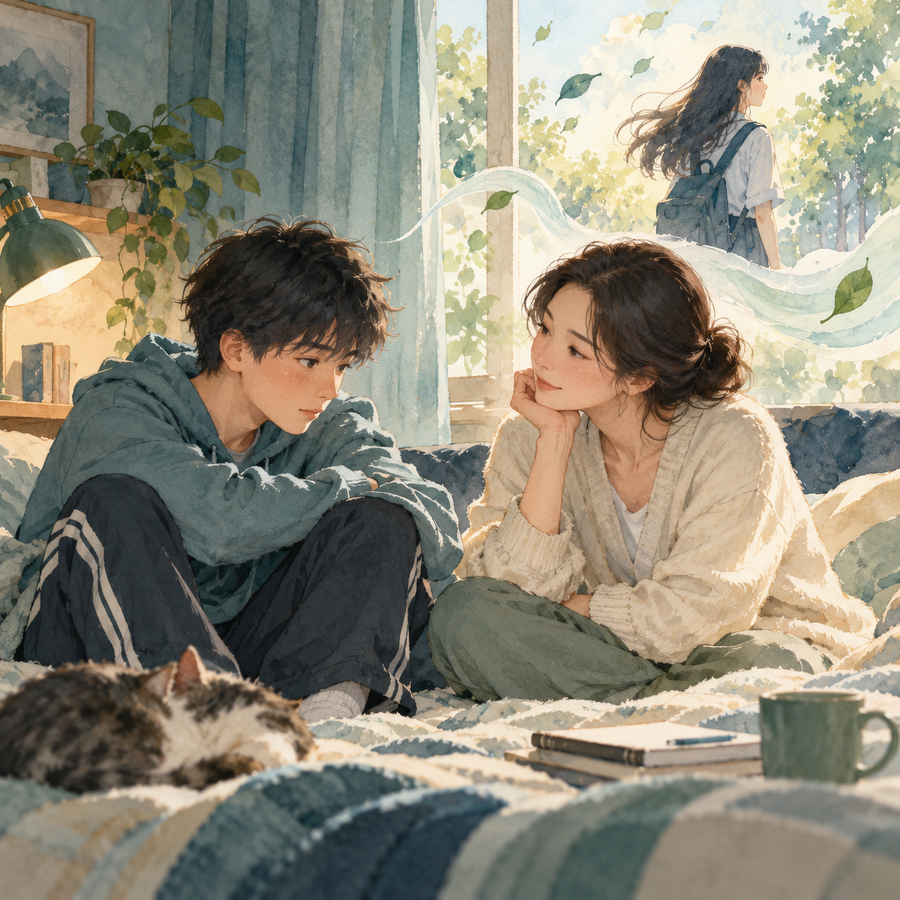 高中儿子向我坦白，他有了心动女生，我是这样做的......