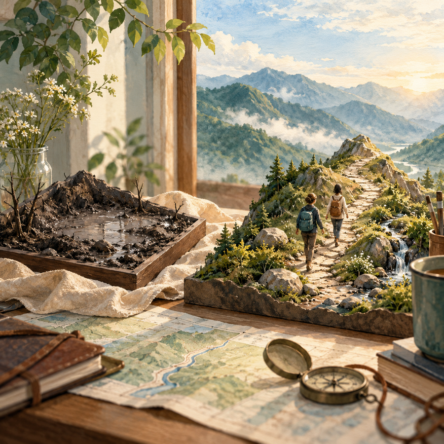 当我把