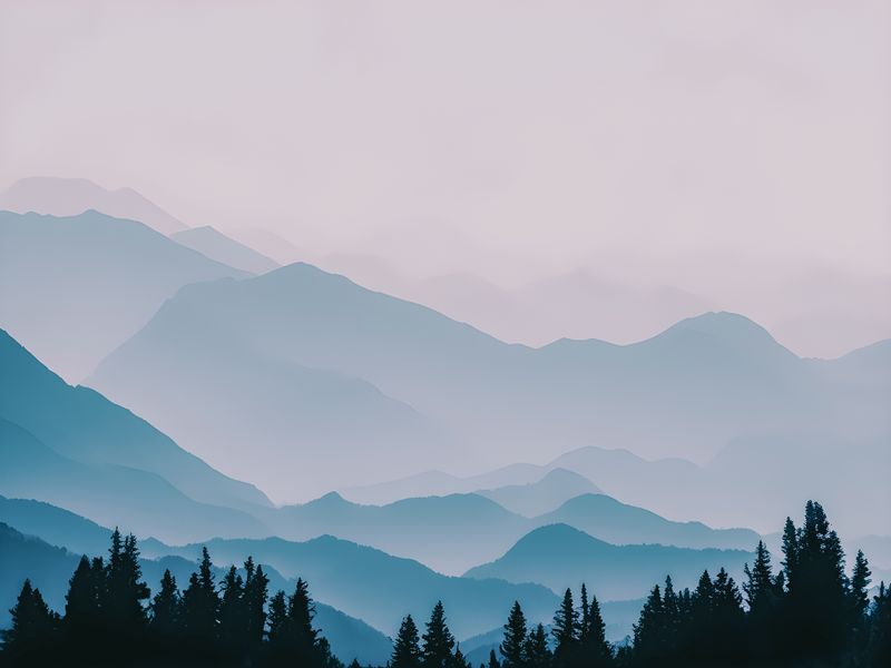 远山场景照片